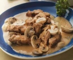 Schweinegeschnetzeltes mit Champignons 