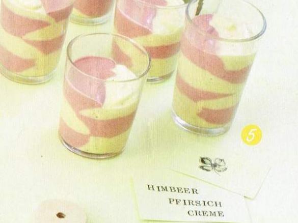 Himbeer-Pfirsich-Creme Finessen 02 / 2014