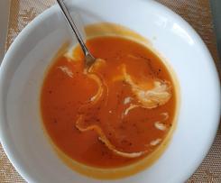 Süßkartoffel-Möhren-Suppe
