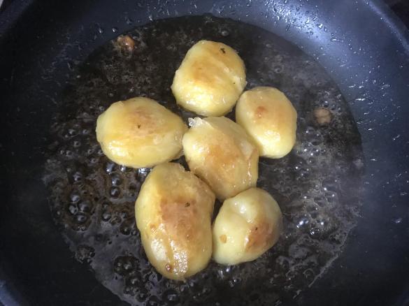 Karamellisierte Kartoffeln