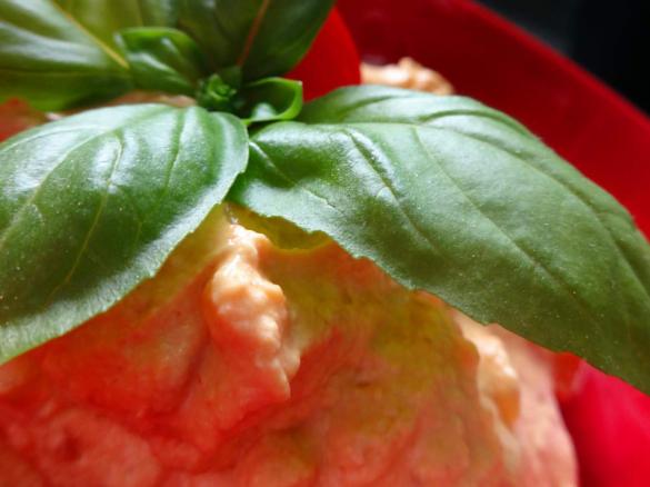 Dip Aubergine-Kichererbse (mit Qimiq)