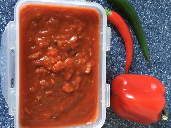 Sauce Zigeunerart scharf