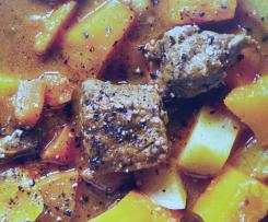 Indischer Rindercurry-Topf