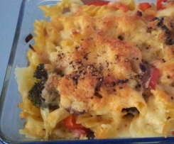 Nudelauflauf mit Gemüse - einfach