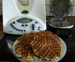 Belgische Waffeln mit Hagelzucker