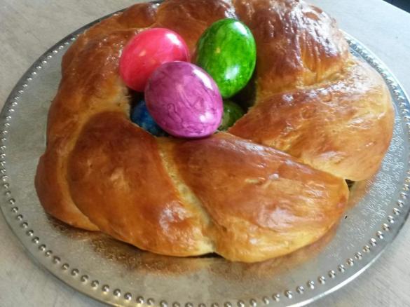 Brioche- Osterkranz