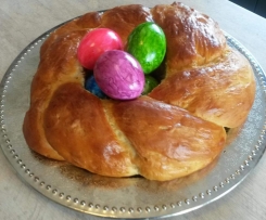 Brioche- Osterkranz