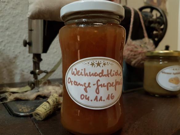 Weihnachtliche Orangen-Grapefruit-Marmelade