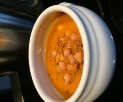 Kürbiscremesuppe KÜRBIS-KoKoS-SUPPE Aln*t*** scharf/würzig/pikant wärmend von innen! ;-)  chili / ingwer / orange gegen GRIPPE!