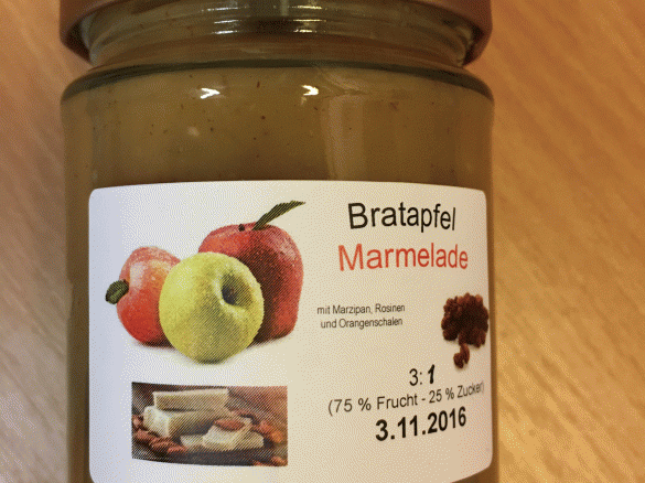 Bratapfelmarmelade