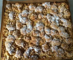 Vanille- Apfel- Blechkuchen