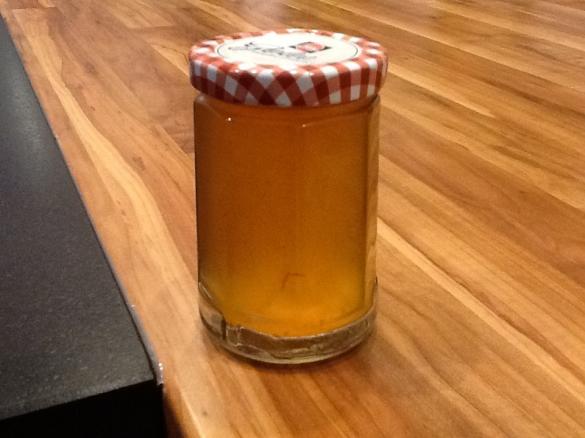 Weißes Glühweingelee