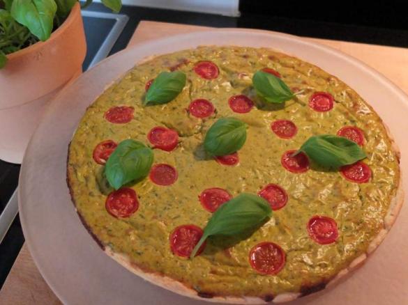 Basilikum-Ricotta-Tarte