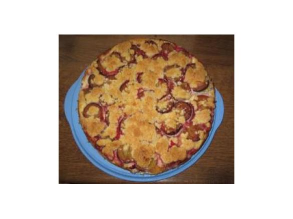 Zwetschgenkuchen mit Vanillestreusel