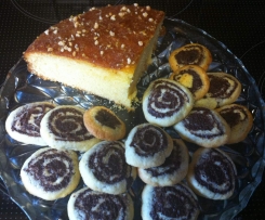 Orangenkuchen mit Mandelkrokant