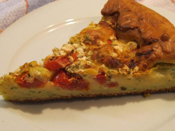 Tomaten - Mozzarella - Kuchen 