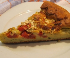 Tomaten - Mozzarella - Kuchen 