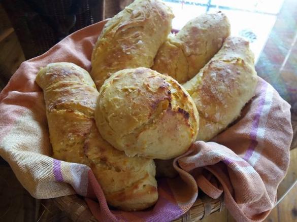 Kürbis-Kartoffel-Brötchen