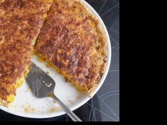 Karotten- Lauch- Quiche