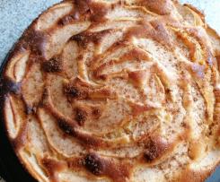 Gesunder/kalorienarmer Apfelkuchen