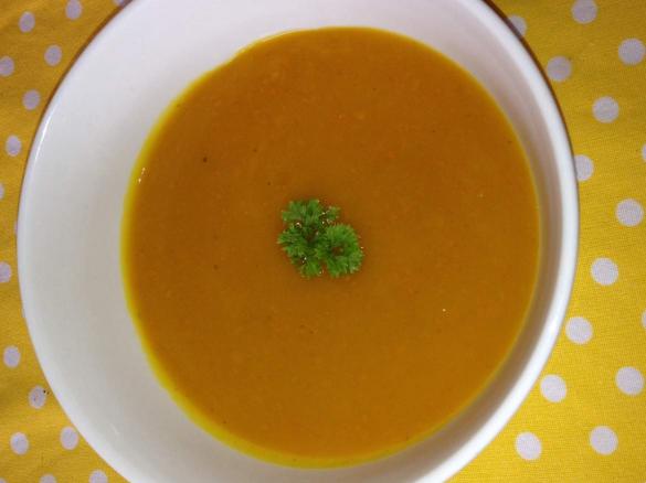 Kürbissuppe mit Möhren - WW null Punkte!