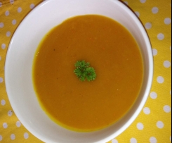 Kürbissuppe mit Möhren - WW null Punkte!