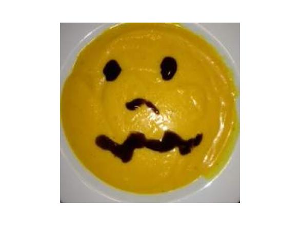 Halloween:KürbisSuppe cremig mit Cocos, Ingwer & Möhren