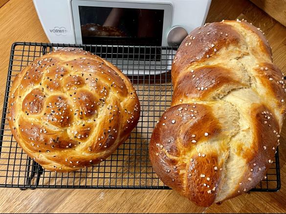 Shabbat Brot Hefezopf Challa / Challah Hefebrot