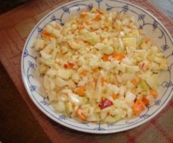 Kohlrabisalat mit Möhre & Apfel ww-geeignet