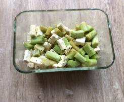 Rhabarber-Feta-Grillgemüse
