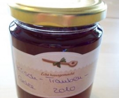 Kirsch-Trauben-Gelee (superschnell, ohne Entsaften)