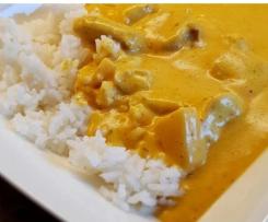 Gemüse Curry mit Kokosmilch, pikant