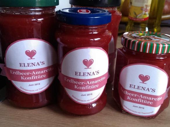 Elena's Erdbeer-Amaretto Konfitüre 
