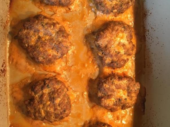 Frikadellen mit Bärlauch und Chili