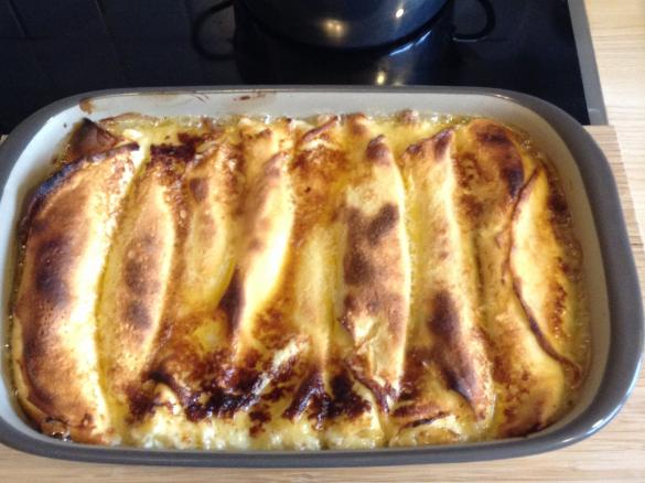 Topfenpalatschinken, Pfannkuchen gefüllt mit Ouark