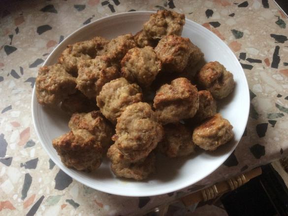 Hackfleischbällchen aus dem Ofen fettarm