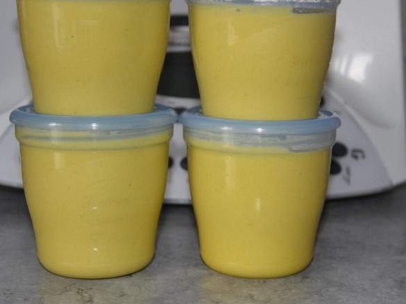 Kartoffel-Lachsfiletbrei mit Buttergemüse,Brokkoli & Blumenkohl ( Ab 7. Monat )