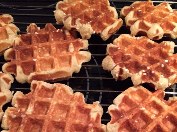 Zuckerwaffeln nach Tante Chloé (Lütticher Waffeln)