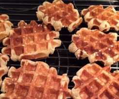 Zuckerwaffeln nach Tante Chloé (Lütticher Waffeln)