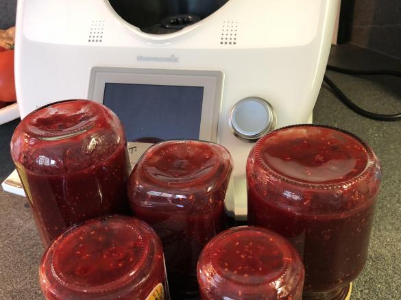 Himbeer-Tonkabohnen Marmelade