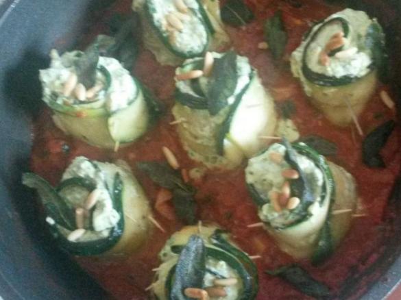 Zucchini Röllchen