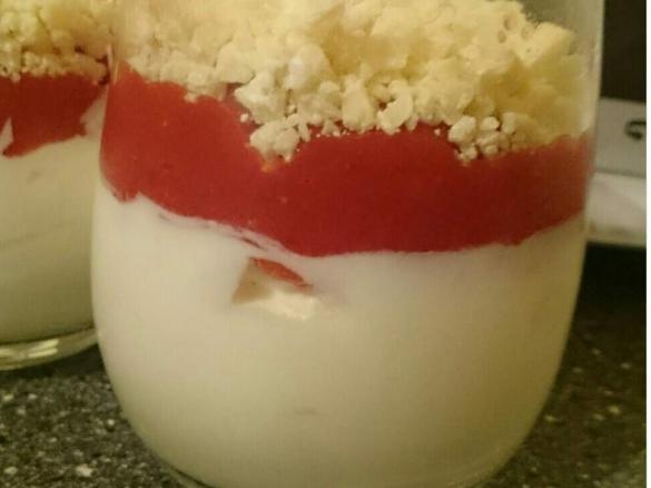 Spaghetti-Eis-Dessert