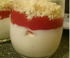 Spaghetti-Eis-Dessert