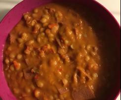 Serbische Bohnensuppe
