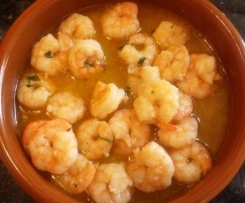 Riesengarnelen in Öl