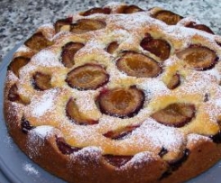 Zwetschgen-Eierlikör-Kuchen