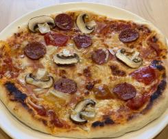 Pizzateig für Beefer mit Pizzastein ( mit Dinkelmehl)