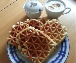 Belgische Waffeln ( Hefewaffeln )