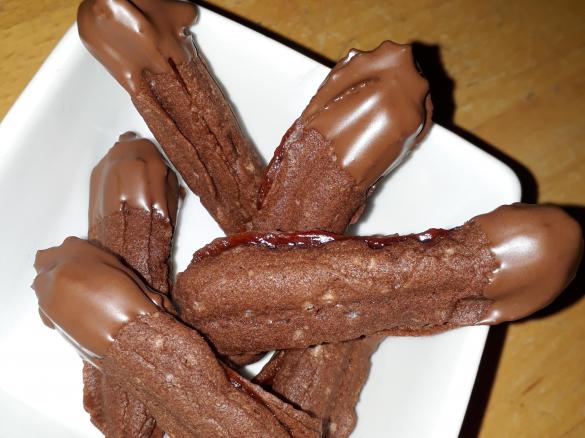 Schnelle Schokostangen