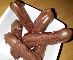 Schnelle Schokostangen